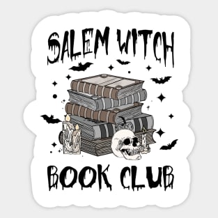 Salem Witch Book Club Sticker